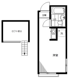 仲宿ハイツの物件間取画像